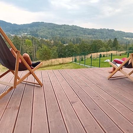 Pewel Wielka Domek Z Widokiem, Beskid Zywiecki, "Nad Pewlica" 빌라 외부 사진